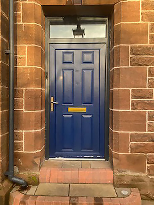 Composite Yellow Front Door In Neston