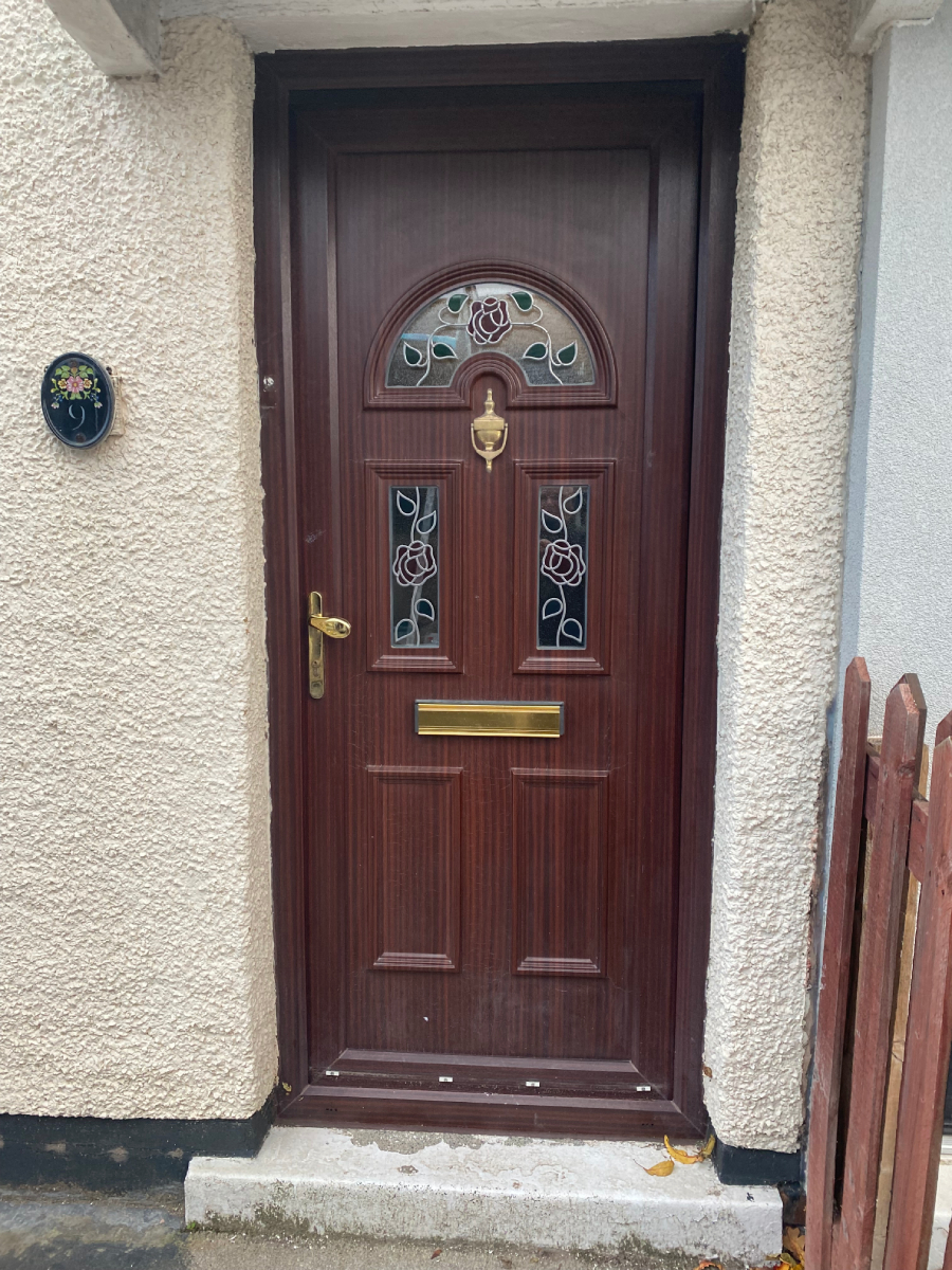 Stylish Red Composite Door Neston